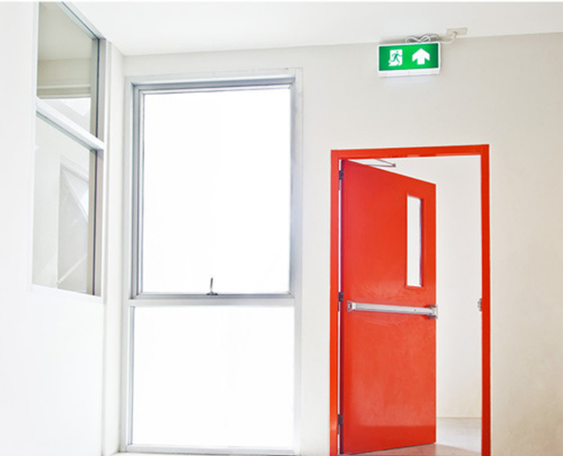 Red Fire Rated Doors